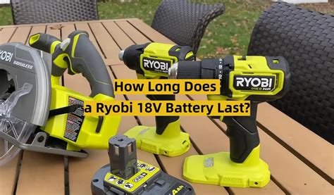 how long does ryobi days last